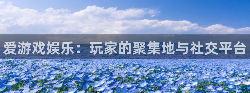 耀世娱乐官网入口：爱游戏娱乐：玩家的聚集地与社交平台