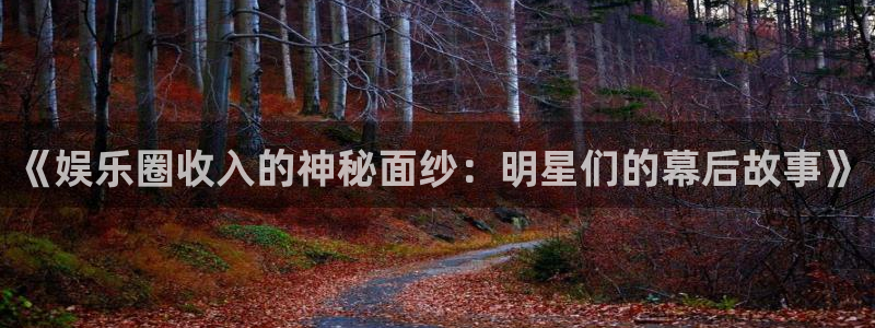耀世娱乐官网：《娱乐圈收入的神秘面纱：明星们的幕后故事》